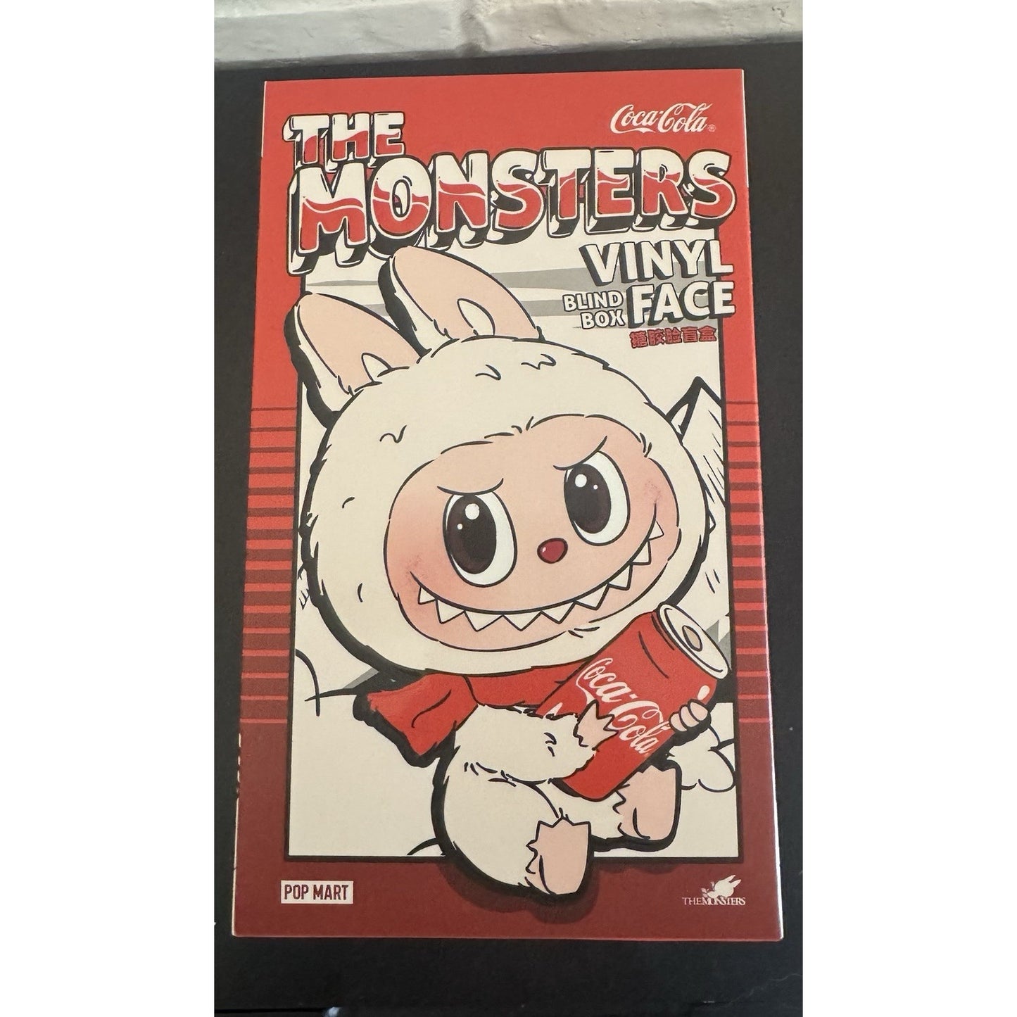 AUTHENTIC Labubu Coca Cola Keychain Plush SEALED NEW BLIND BOX!!
