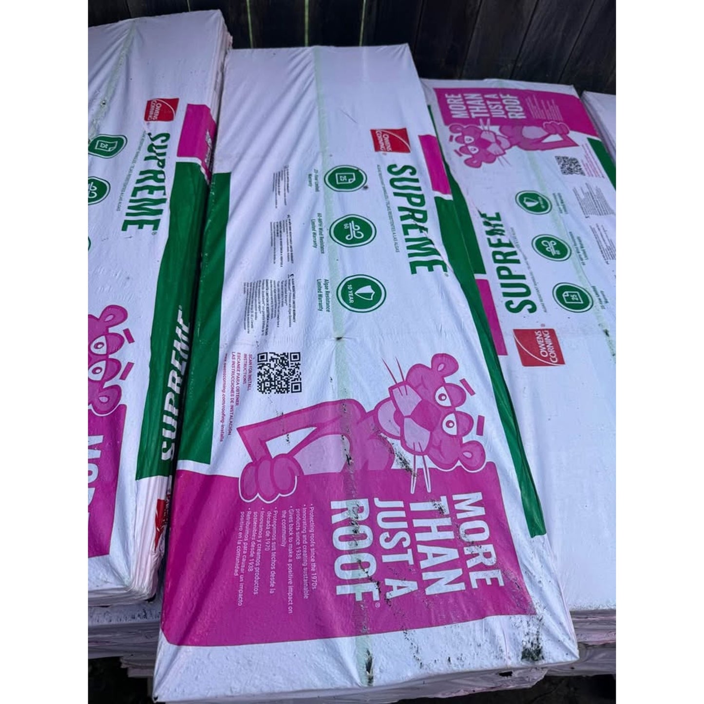Roof Shingles 3-Tab in Estate Gray By Owens Corning Supreme