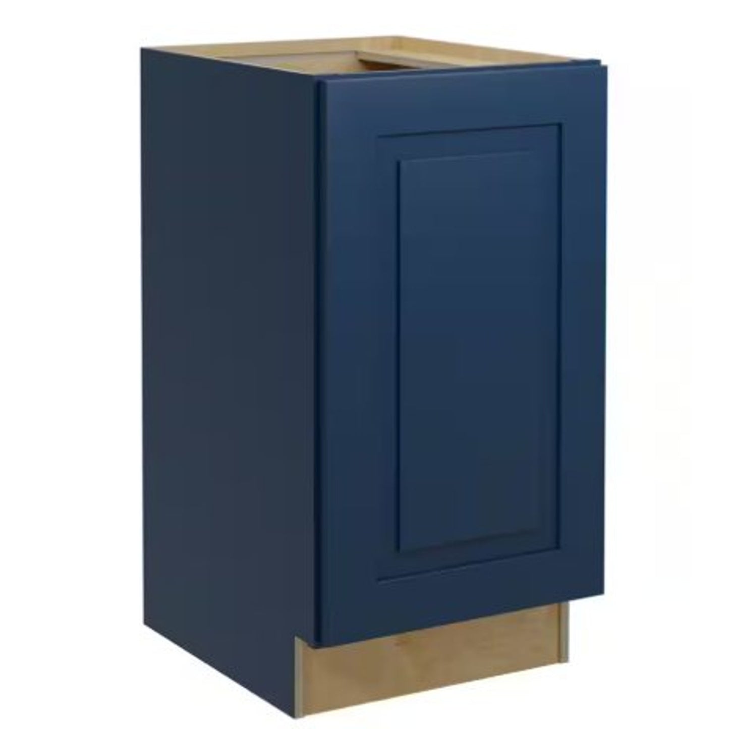 Trash Can Kitchen Cabinet in Newport Mythic Blue with Soft Close From Home Decorators!