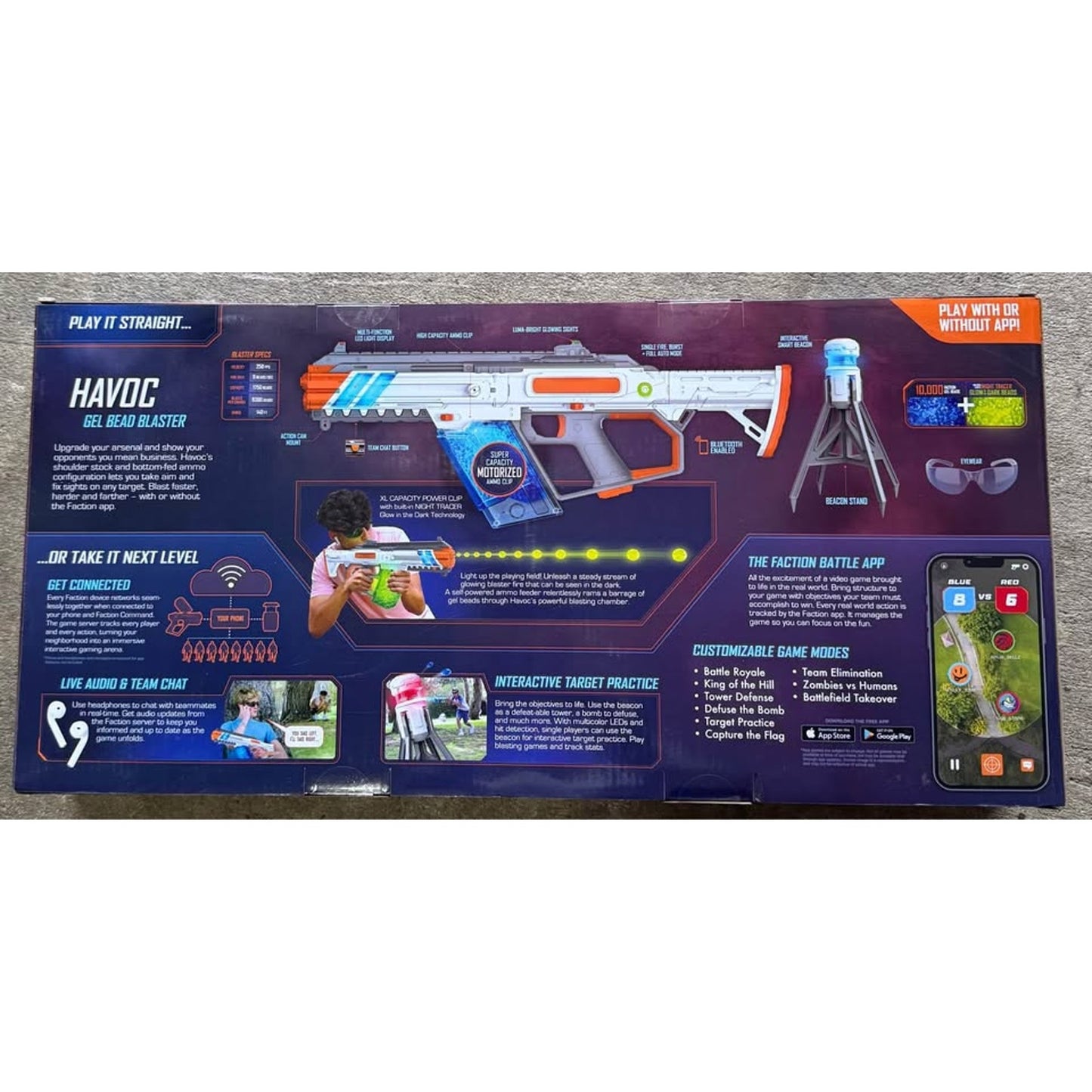 Faction Havoc Gel Bead Blaster! NEW IN BOX!!