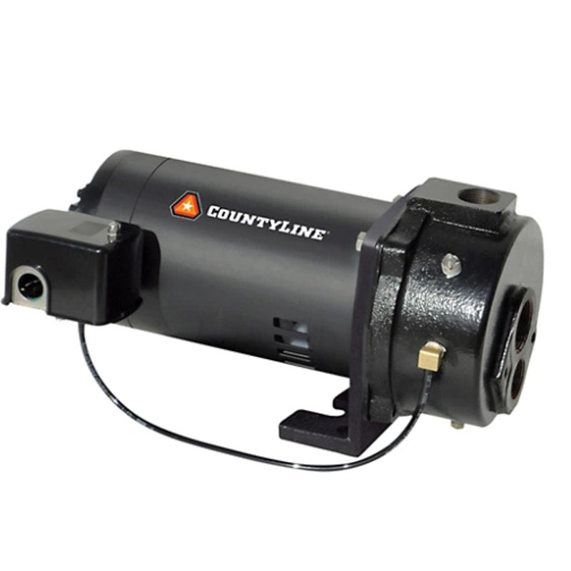 CountyLine 1 HP 115/230V Electric Cast Iron Deep/Convertible Well Jet Pump, 14.8 GPM