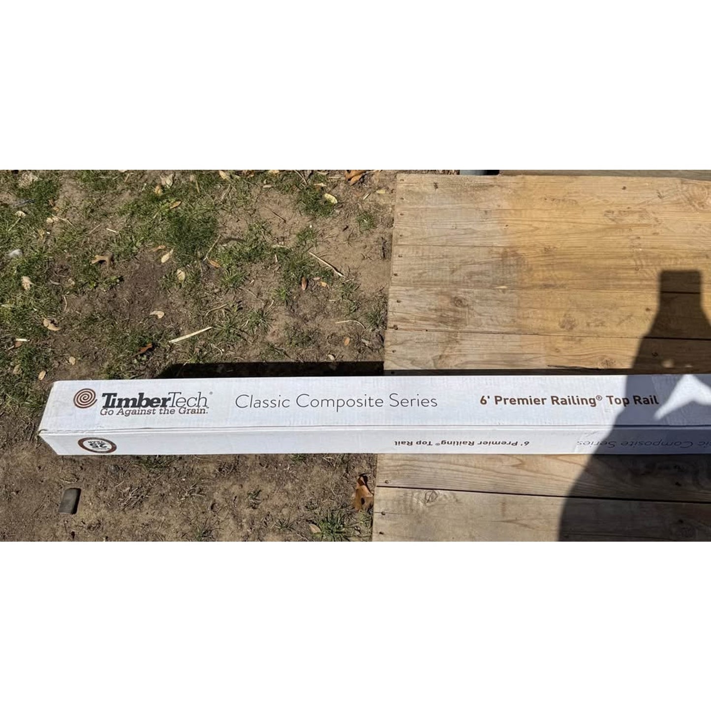 6’ Deck Premiere Railing - Top Rail In Matte Black!