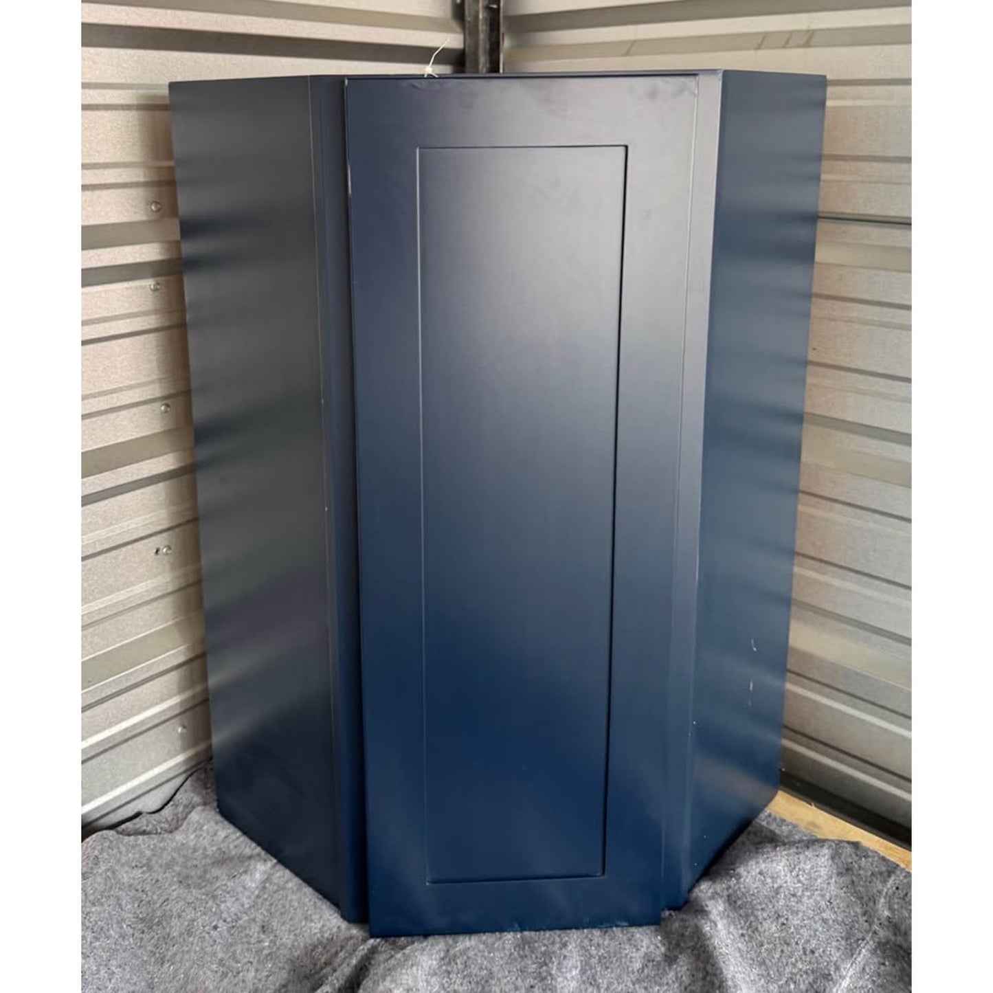 Angle Corner Wall Cabinet 24" W X 12" D X 42" H Newport Mythic Blue Home Decorators Collection!
