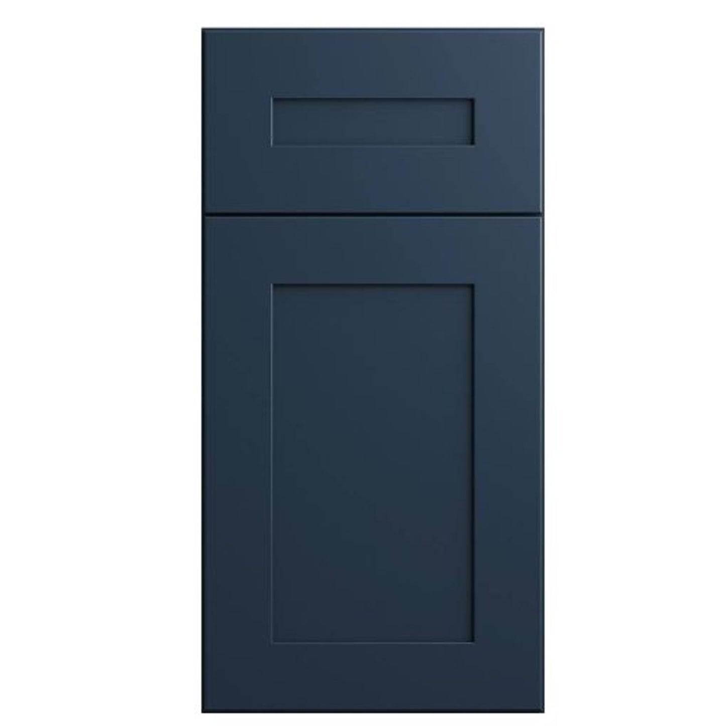 Assembled Plywood Base Kitchen Cabinet in Mythic Blue with Soft Close LH Home Decorators Collection