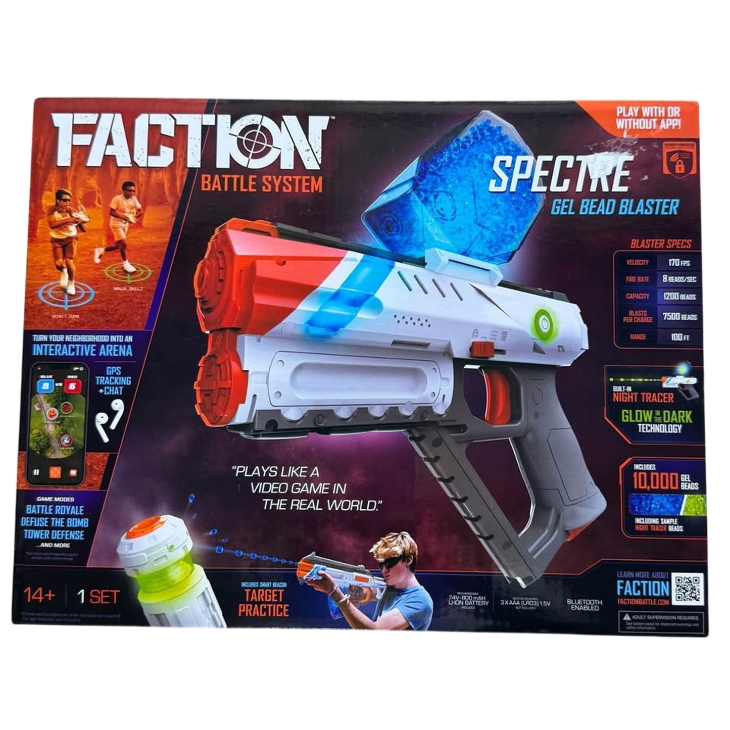 Faction Spectre Gel Bead Blaster! NEW!