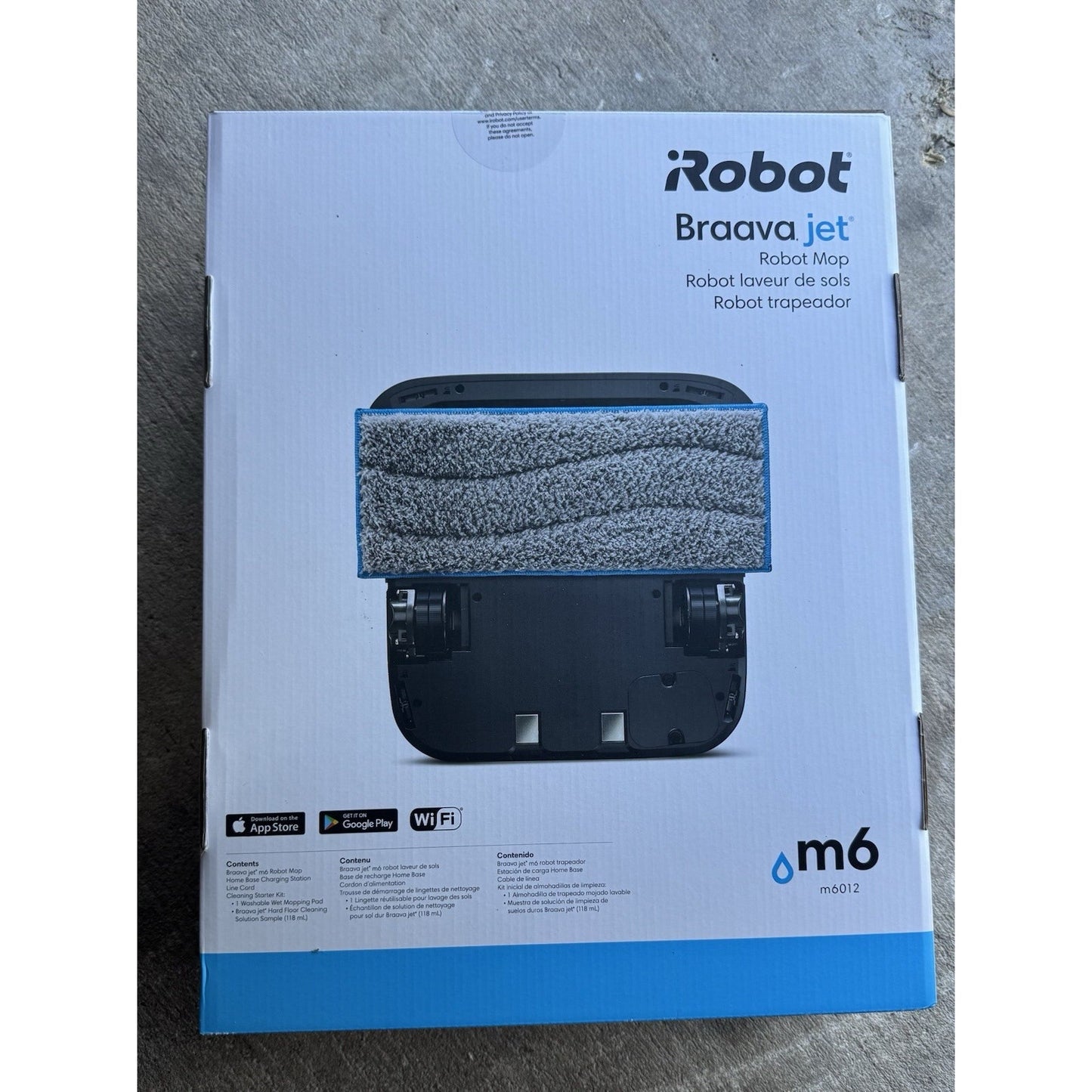 iRobot Braava Jet M6 Ultimate Wi-Fi Connected Robot Mop - Black (M601220)
