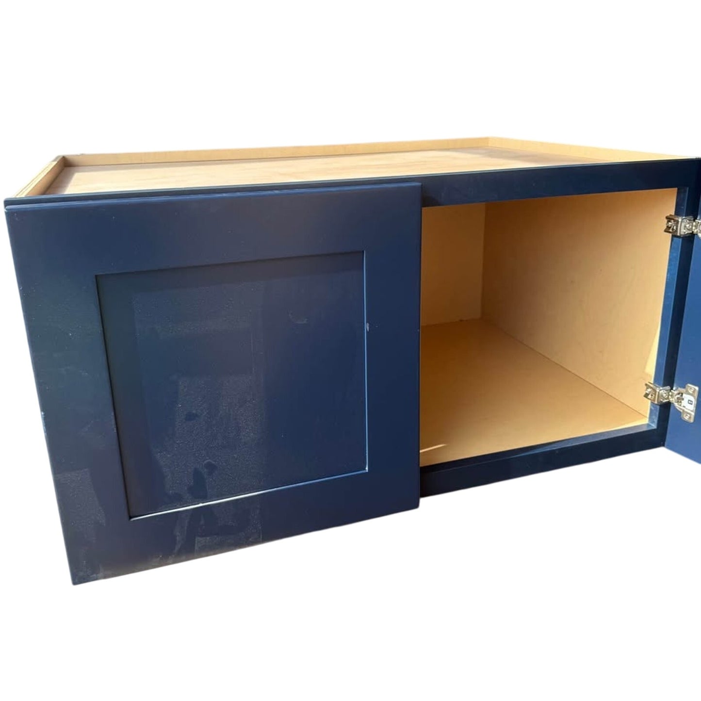 Wall Bridge Kitchen Cabinet in Newport Mythic Blue with Soft Close