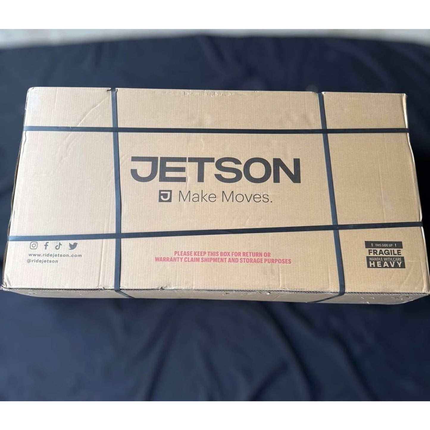 Jetson Adult Axle X 12" Step-Over Electric Folding Bike - Black: 15.5 mph, 220 lb Capacity