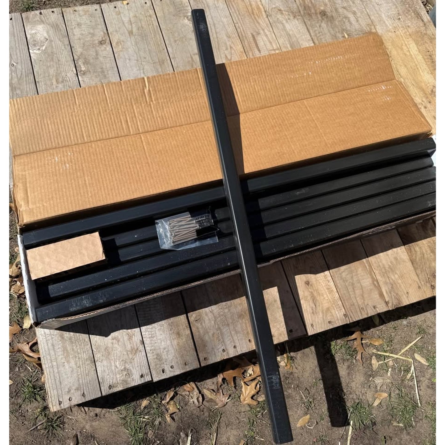 TimberTech Compsite Deck Railing Kit In Matte Black! Railings, Posts, Balusters, and More!