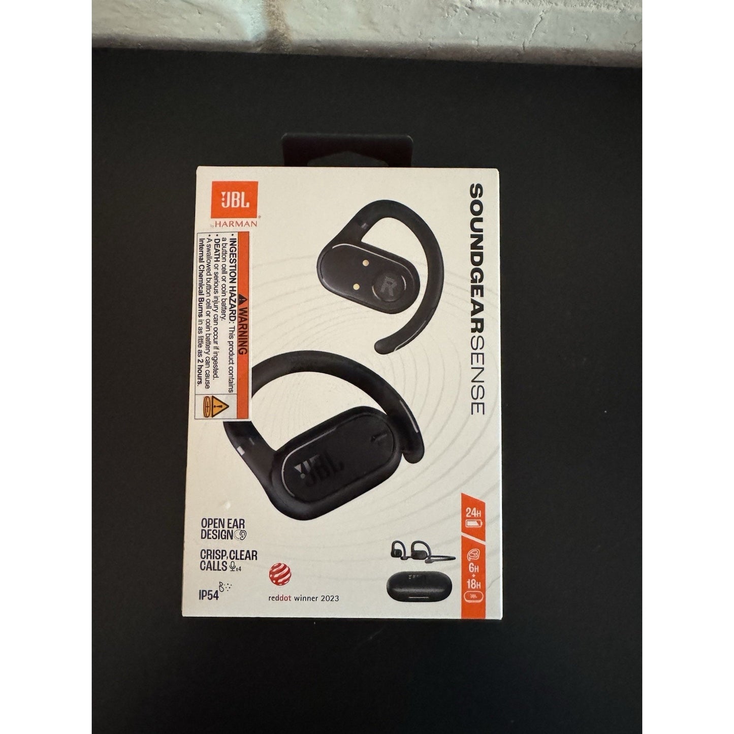 JBL SoundGear Sense Hybrid Open-Ear Headphones w/ Detachable Neckband - Black