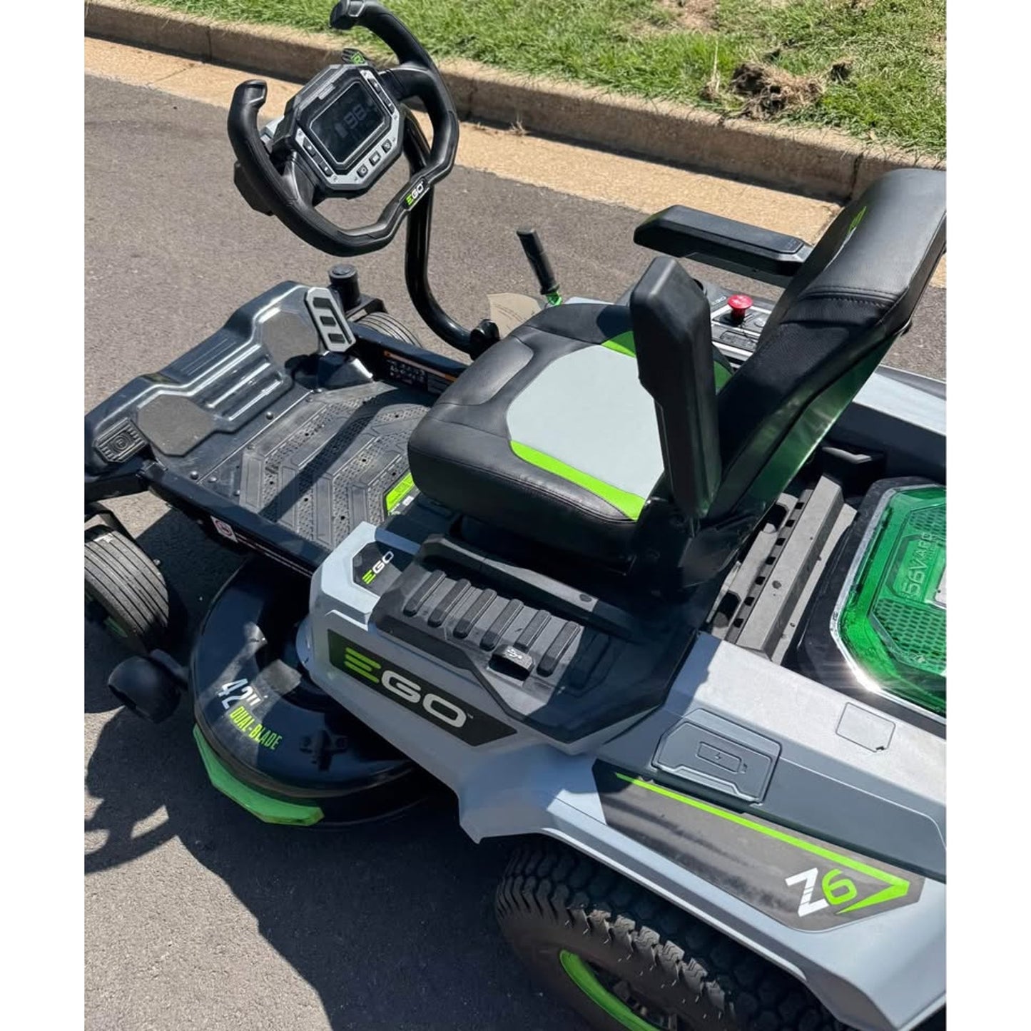 EGO Power+ Z6 42 in. 56 V Battery Zero Turn Riding Mower Kit!! NEVER USED!