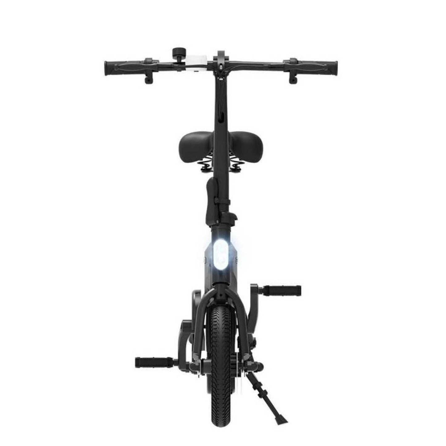 Jetson Adult Axle X 12" Step-Over Electric Folding Bike - Black: 15.5 mph, 220 lb Capacity