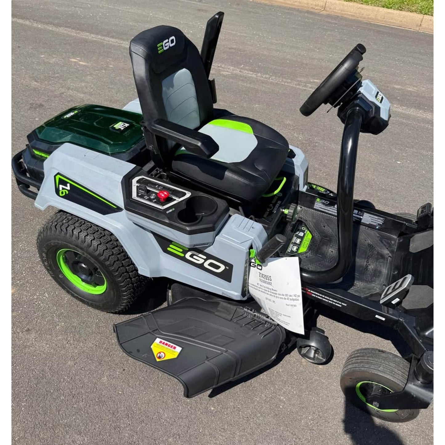 EGO Power+ Z6 42 in. 56 V Battery Zero Turn Riding Mower Kit!! NEVER USED!