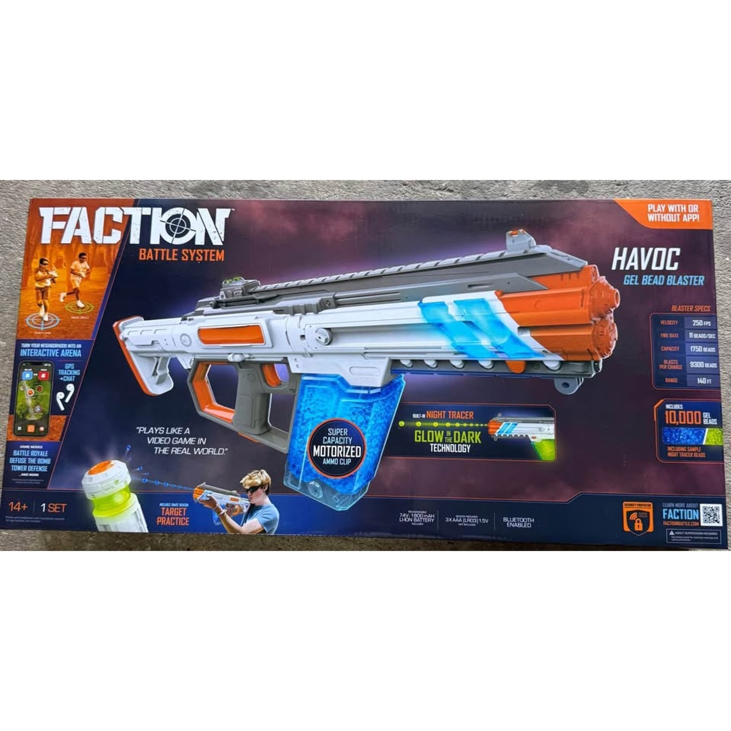 Faction Havoc Gel Bead Blaster! NEW IN BOX!!