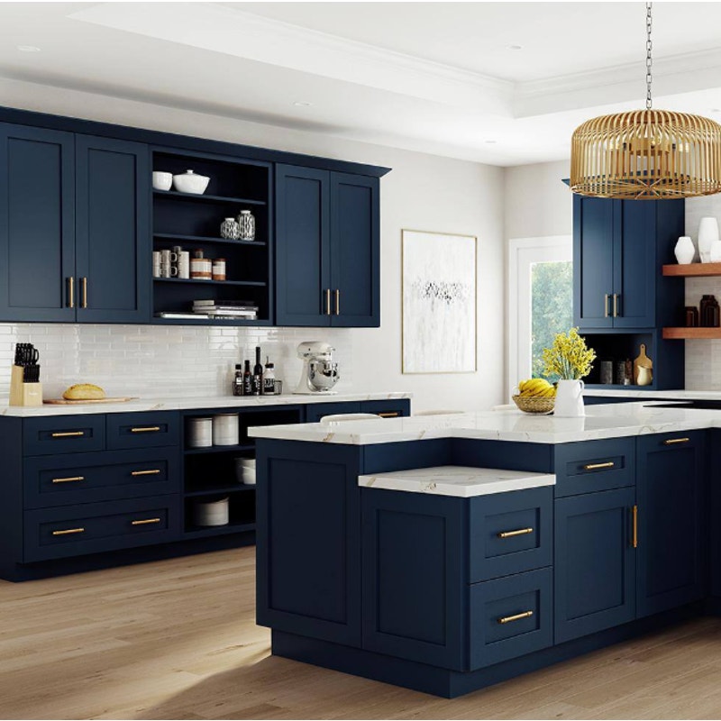 Full Height Base Cabinet in Newport Mythic Blue from home Decorators Collection