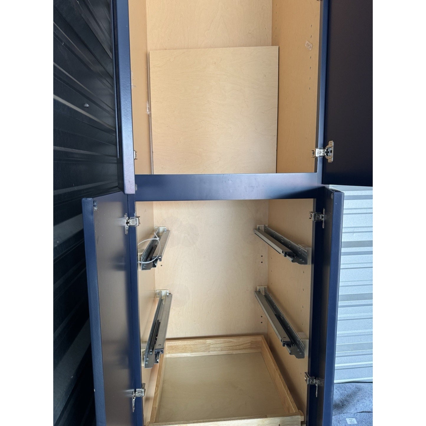 Home Decorators Newport 24 in. Pantry Kitchen Cabinet Soft Close Drawers