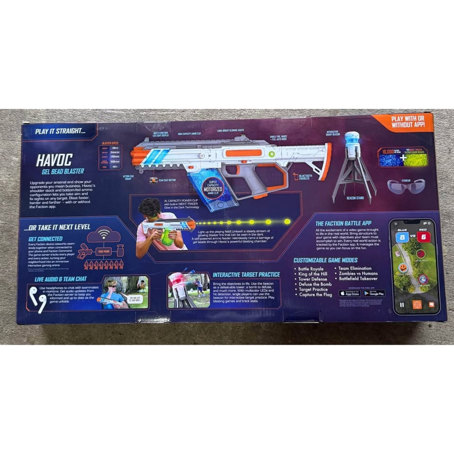 Faction Havoc Gel Bead Blaster! NEW IN BOX!!