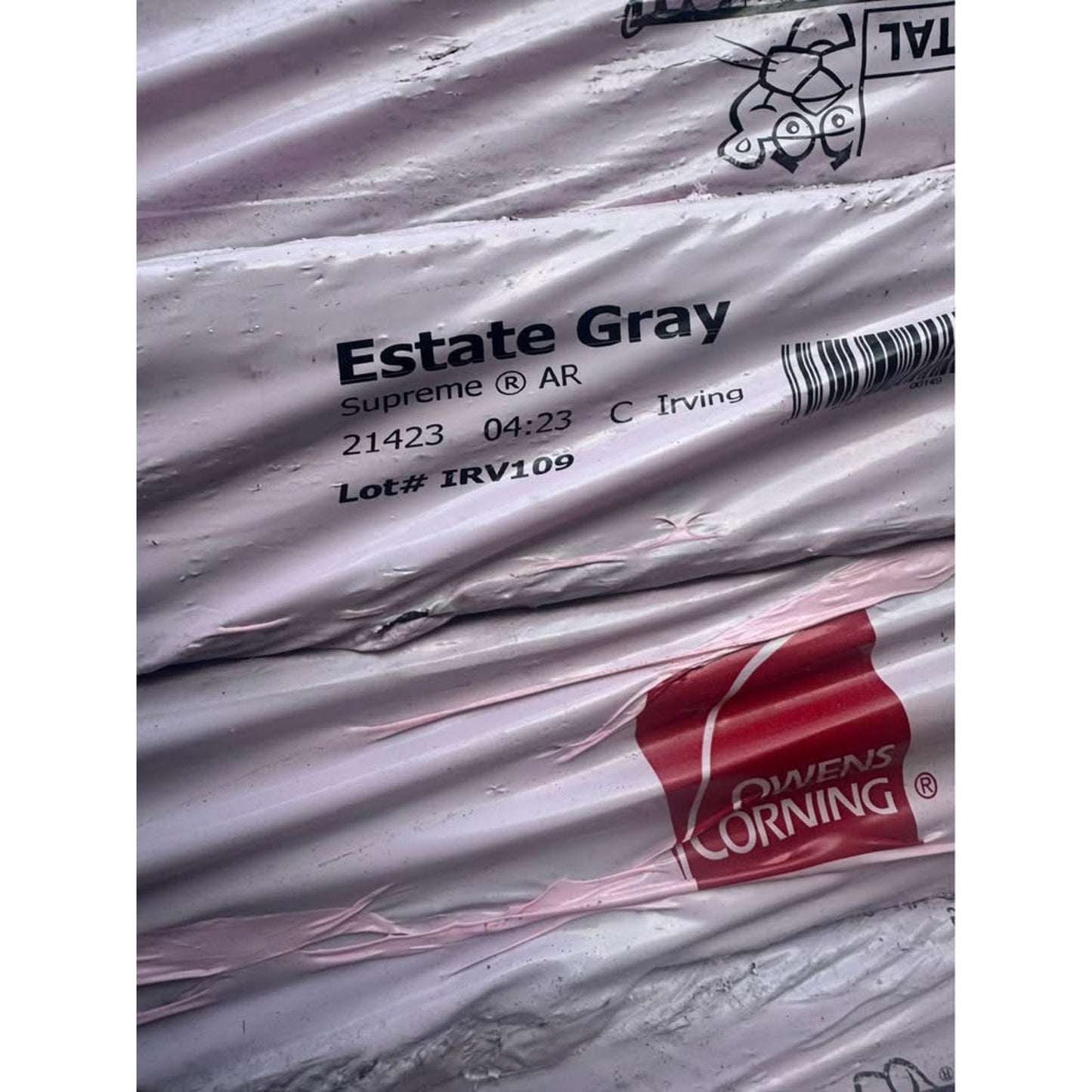 Roof Shingles 3-Tab in Estate Gray By Owens Corning Supreme