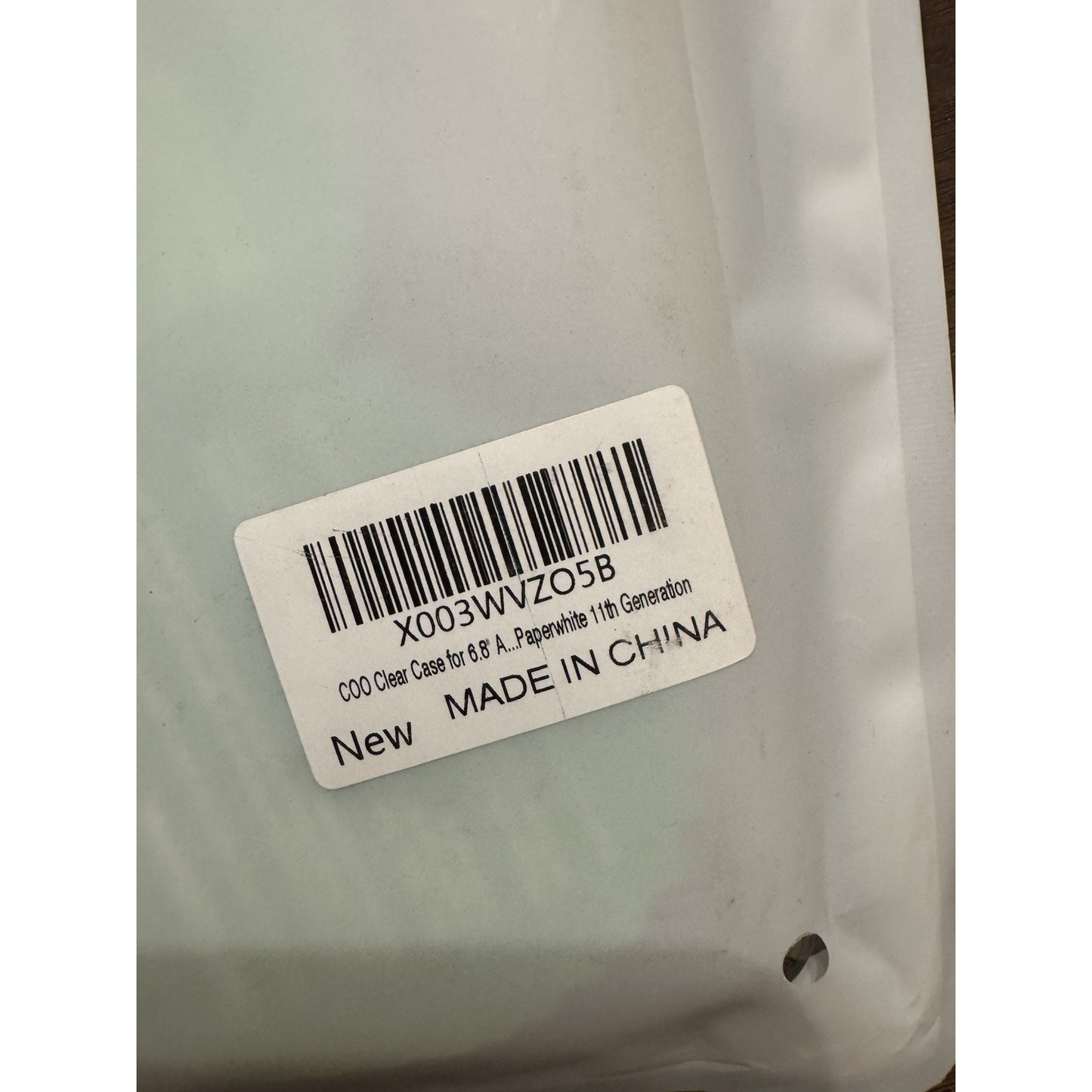 Kindle Paperweight 6.8” Gel Case! New!