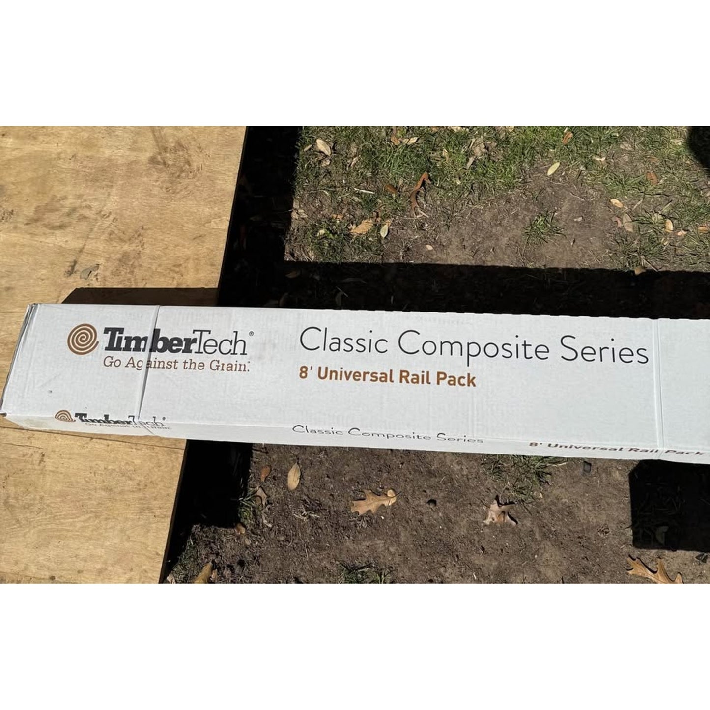 TimberTech Composite 8-ft x 36-in Matte Black Deck Rail Kit
