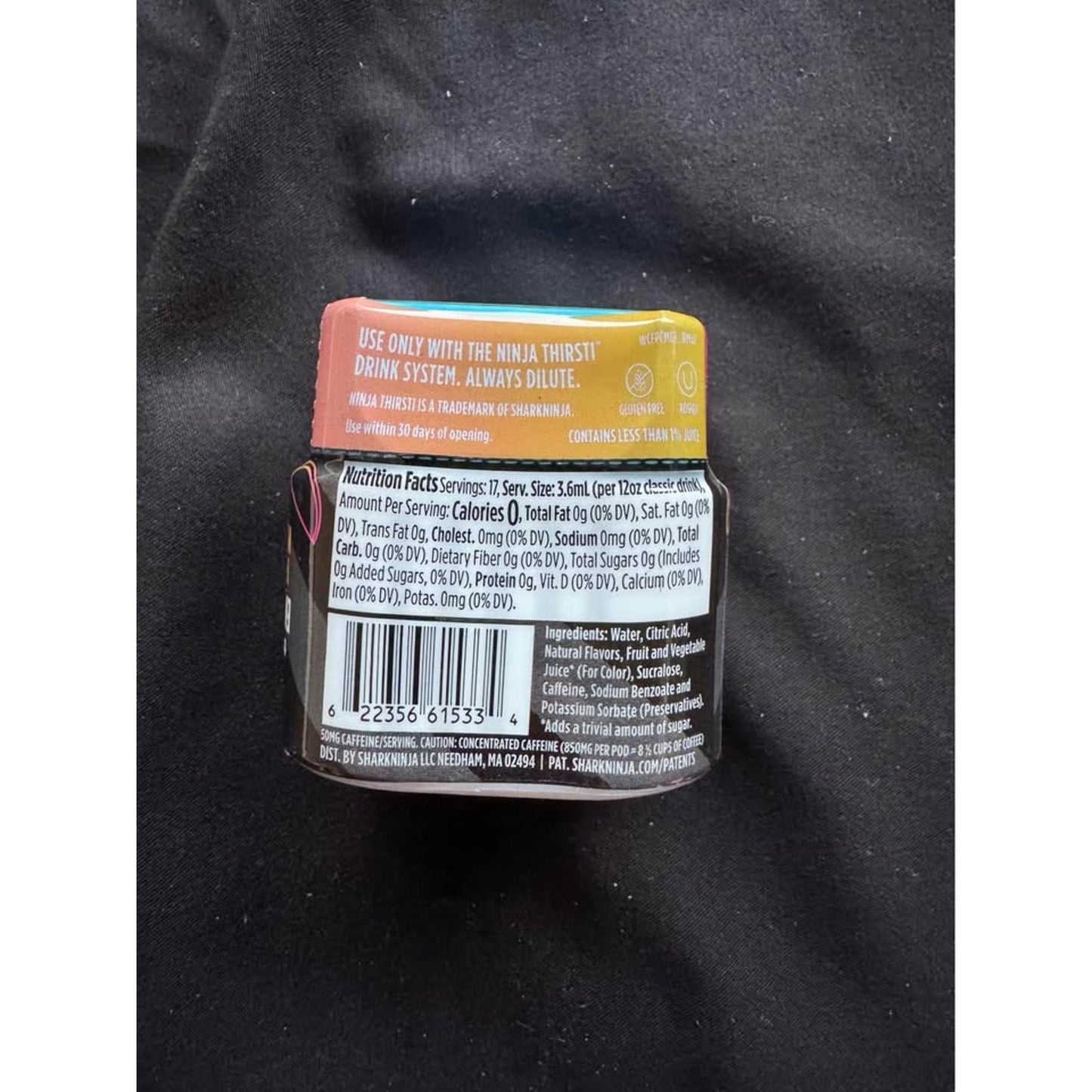 NINJA THIRSTI PEACH MANGO ENERGY DROPS