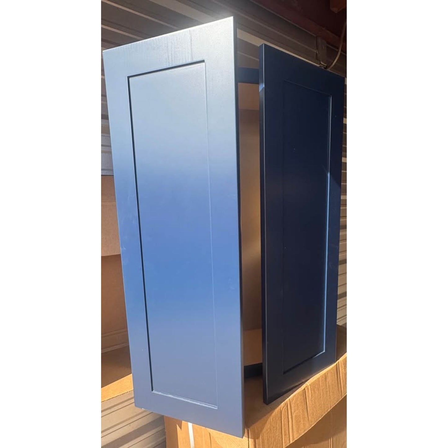 Wall Kitchen Cabinet in Newport Mythic Blue with Soft Close from Home Decorators Collection