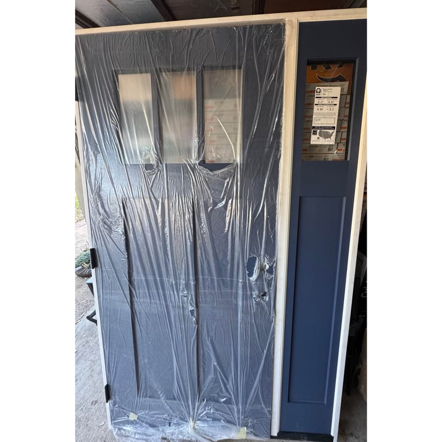 Legacy Smooth Finished Door 51" X 81 1/2" Prehung With 1 Sidlite