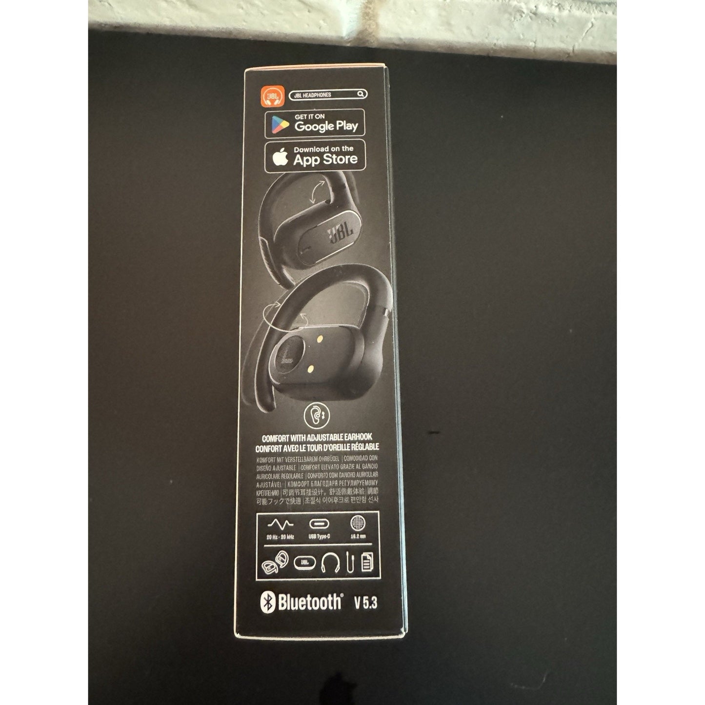 JBL SoundGear Sense Hybrid Open-Ear Headphones w/ Detachable Neckband - Black
