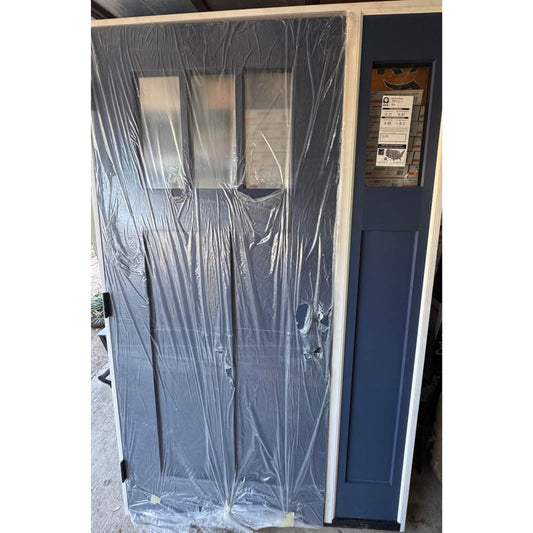 Legacy Smooth Finished Door 51" X 81 1/2" Prehung With 1 Sidlite