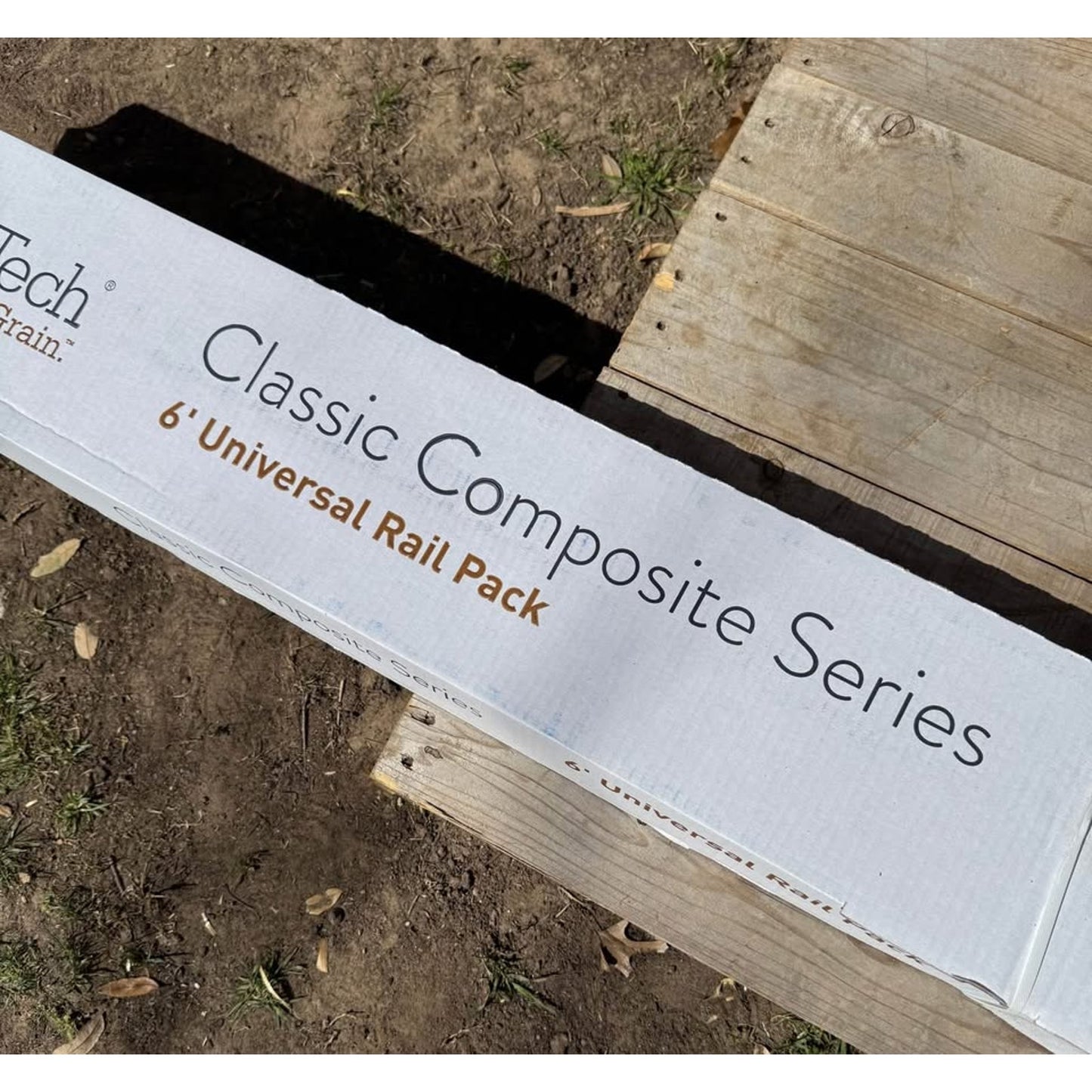 Composite 6-ft x 36-in Matte Black Deck Rail Kit!