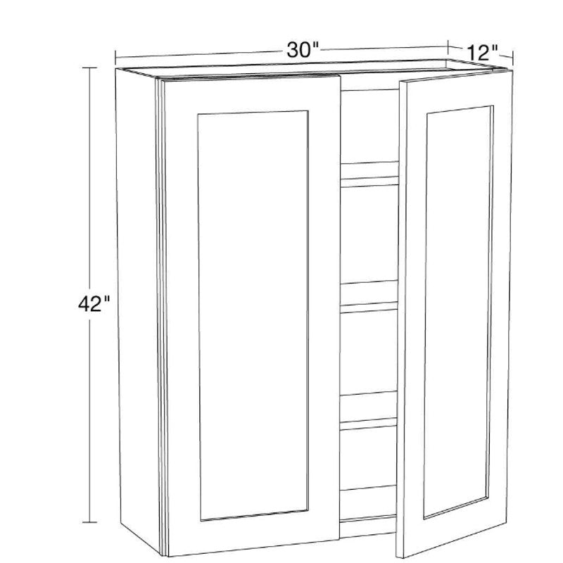 Home Decorators Collection Newport 30 in. W Assembled Plywood Wall Cabinet