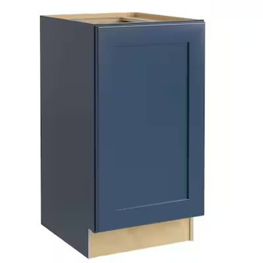 Full Height Door Base Kitchen Cabinet in Newport Mythic Blue From Home Decorators Collection!