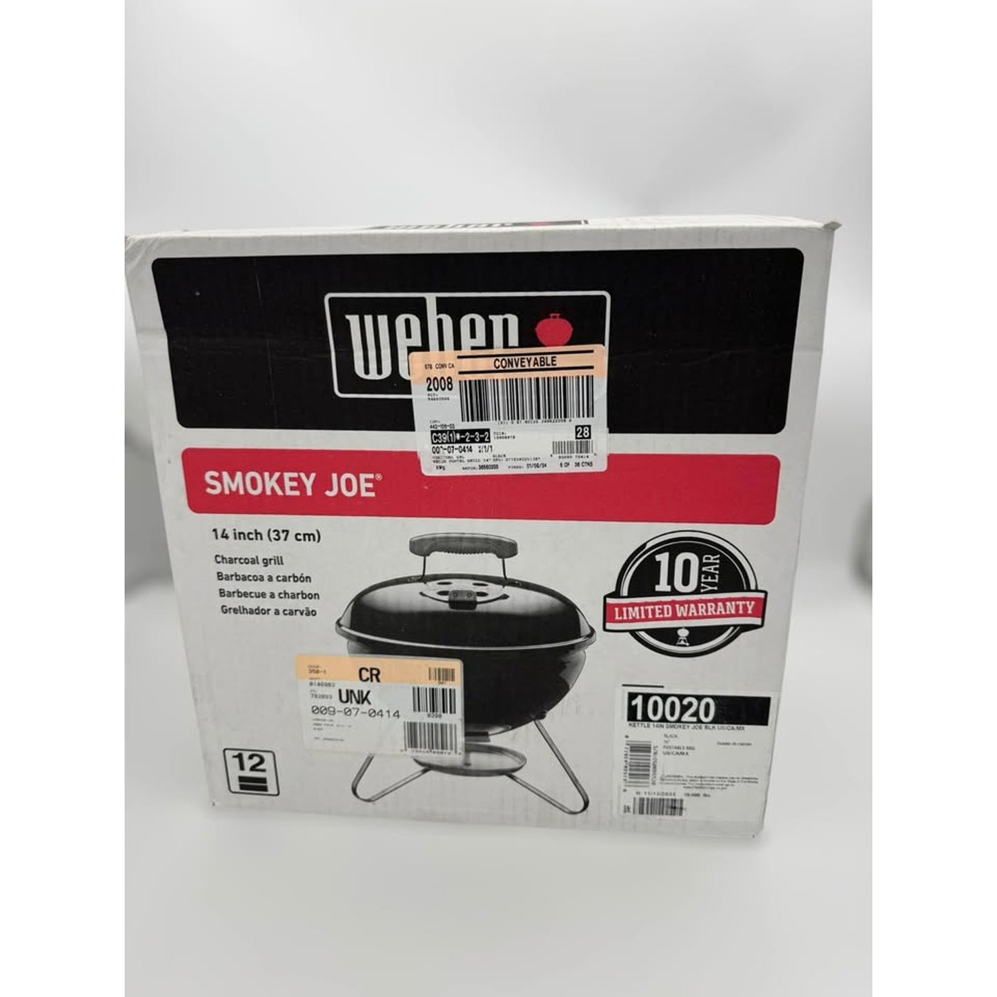 Weber 14" Smokey Joe Portable Grill! NEW IN BOX!!