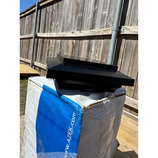 TimberTech Railing Skirts and Caps For Post Sleeves In Matte Black