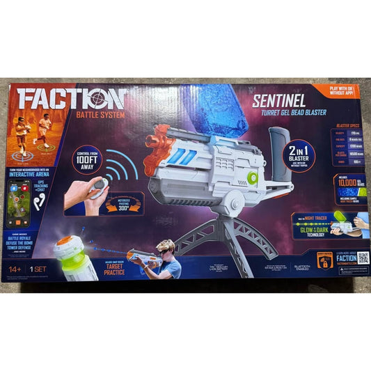 Faction Sentinel Turret Gel Bead Blaster! new in box!!