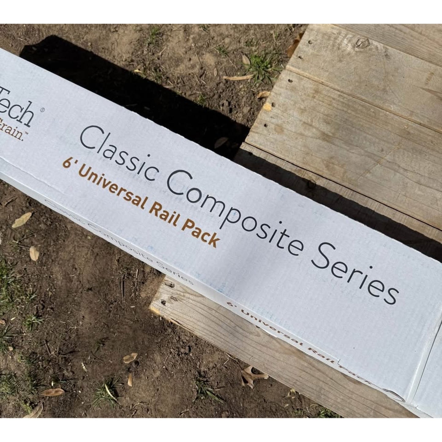 Composite 6-ft x 36-in Matte Black Deck Rail Kit!